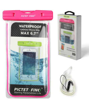 ROMIX RH11 Universal Waterproof Cell Phone Dry Bag (PINK) (Only Ground Shipping)