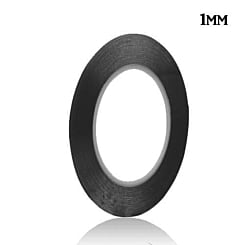 Double Side Adhesive Tape (1mm / 33m) (Black)