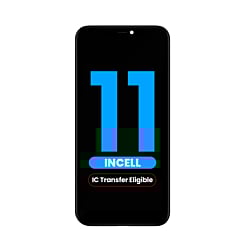 Order the LCD Assembly with Steel Plate for iPhone 11, aftermarket Incell QV6, IC transfer eligible.








