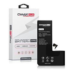 Purchase the QMAX Plus extended capacity replacement battery for iPhone 11 Pro, 3400 mAh.