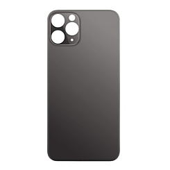 Grab the wholesale deals on the back glass with bigger camera hole for iPhone 11 Pro, no logo, in Space Gray.

