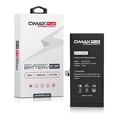 Purchase the QMAX Plus Extended Capacity Replacement Battery for iPhone 12 and 12 Pro, 3320 mAH.







