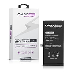 Grab the wholesale deals on the QMAX Prime Extended Capacity Replacement Battery for iPhone 12 and 12 Pro, Spot Weld Not Required, 3320 mAH.







