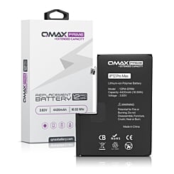Stock up on the QMAX Prime Extended Capacity Replacement Battery for iPhone 12 Pro Max Spot Weld NOT Required 4420 mAH.


