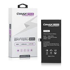 Purchase the QMAX Prime Extended Capacity Replacement Battery for iPhone 12 Mini Spot Weld Not Required 2520 mAH.
