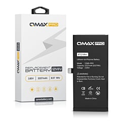 QMAX Pro Replacement Battery for iPhone 12 Mini (2227 mAh) (Only Ground Shipping)
