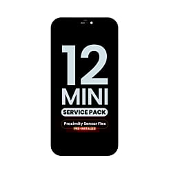 Buy the OLED Assembly with Proximity Sensor Flex Pre-Installed for iPhone 12 Mini Service Pack.
