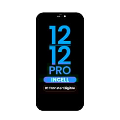 Order the LCD Assembly for iPhone 12 Pro and 12, Aftermarket Incell QV6, IC Transfer Eligible.







