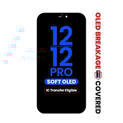 Stock up on the OLED Assembly for iPhone 12 Pro and 12, Aftermarket QV8 Soft, IC Transfer Eligible, Exclusive OLED Breakage Warranty.







