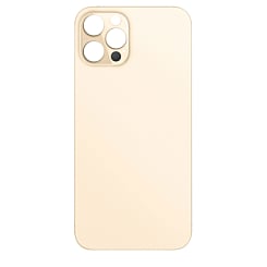 Shop the Back Glass with Bigger Camera Hole for iPhone 12 Pro Max NO LOGO GOLD.


