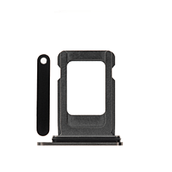 Shop the single SIM card tray in graphite for iPhone 13 Pro Max, 13 Pro, 12 Pro Max, and 12 Pro.

