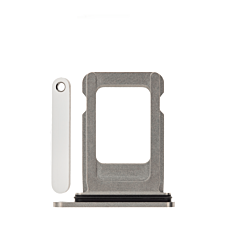 Grab the wholesale deals on the single SIM card tray in silver for iPhone 13 Pro Max, 13 Pro, 12 Pro Max, and 12 Pro.