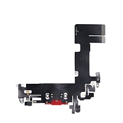 Stock up on the Charging Port Flex Cable for iPhone 13 RED Aftermarket.

