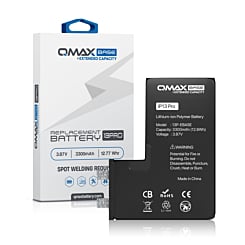 Grab the wholesale deals on the QMAX Base Extended Capacity Replacement Battery for iPhone 13 Pro Spot Weld Required 3300 mAH.
