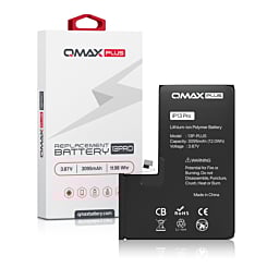 Order the QMAX Plus Replacement Battery for iPhone 13 Pro 3095 mAH.
