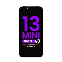 LCD Assembly for iPhone 13 MINI (True Tone Programming and IC Transfer NOT REQUIRED) (Aftermarket Incell / QV7 V3)