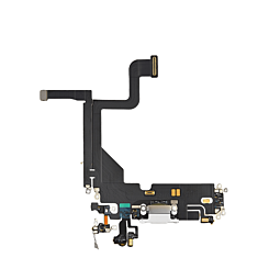 Order the Charging Port Flex Cable for iPhone 13 Pro SILVER Premium.
