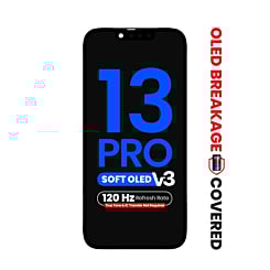 Purchase the OLED Assembly for iPhone 13 Pro True Tone Programming and IC Transfer NOT REQUIRED Aftermarket QV8 V3 Soft 120HZ.
