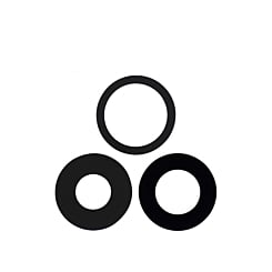 Stock up on the 3-piece set of aftermarket back camera lenses with adhesive tape, pack of 5, for iPhone 13 Pro Max and 13 Pro.

