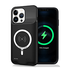 Slim Charging Case with Msafe Charging (8500 mAh) for iPhone 13 Pro Max (Only Ground Shipping)