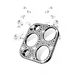 Purchase the black back camera diamond frame for iPhone 13 Pro and 13 Pro Max.

