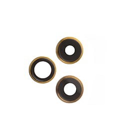 Stock up on the gold premium back camera lens with bracket 3-piece set for iPhone 13 Pro Max and 13 Pro.


