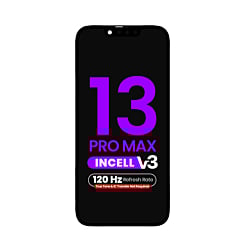 Grab the wholesale deals on the aftermarket Incell QV7 V3 120Hz LCD assembly for iPhone 13 Pro Max, true tone programming and IC transfer not required.

