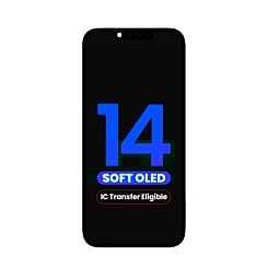 Stock up on the iPhone 14 aftermarket pro soft OLED assembly with IC transfer eligibility.