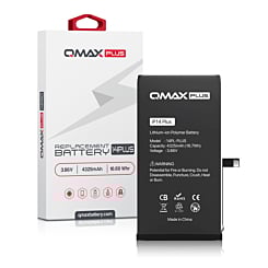Stock up on the QMAX Plus replacement battery for the iPhone 14 Plus — 4325 mAh.