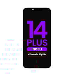 Purchase the LCD assembly for the iPhone 14 Plus — aftermarket Incell/QV7, IC transfer eligible.
