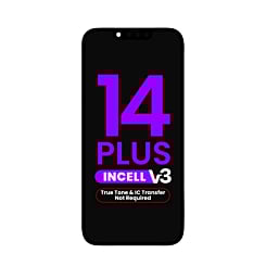 LCD Assembly for iPhone 14 Plus (True Tone Programming and IC Transfer NOT REQUIRED) (Aftermarket Incell / QV7 V3)