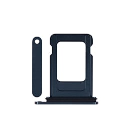 Stock up on the single SIM card tray for the iPhone 14 or 14 Plus — in Midnight.