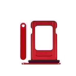 Order the single SIM card tray for the iPhone 14 or 14 Plus — in Red.