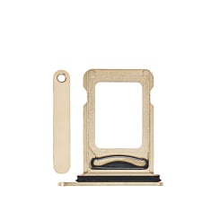 Grab the wholesale deals on the Dual SIM Card Tray for iPhone 14 Pro and 14 Pro Max in Gold.
