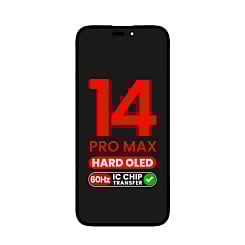 Order the OLED Assembly for iPhone 14 Pro Max, aftermarket QV8 hard, IC transfer eligible.
