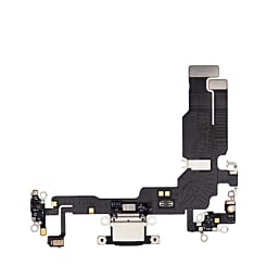 Purchase the charging port flex cable for iPhone 15 in black, aftermarket version.