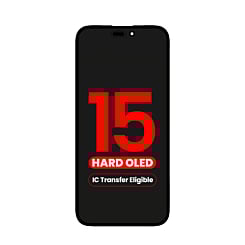Order the OLED assembly for iPhone 15, Aftermarket QV8 Hard, IC transfer eligible.
