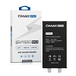 Purchase the QMAX Base Replacement Battery for iPhone 15 Plus, spot weld required.
