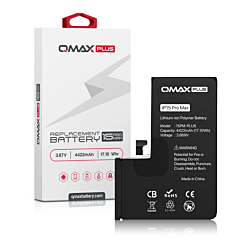 QMAX Plus Replacement Battery for iPhone 15 Pro Max (4422 mAh) (Only Ground Shipping)