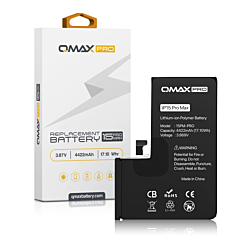 QMAX Pro Replacement Battery for iPhone 15 Pro Max (4422 mAh) (Only Ground Shipping)