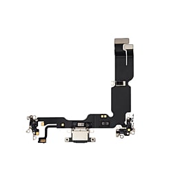 Grab the wholesale deals on the Charging Port Flex Cable for iPhone 15 Plus in Black, aftermarket version.
