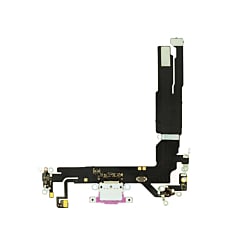 Stock up on the pink charging port flex cable for iPhone 16, aftermarket version.
