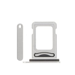 Dual Sim Card Tray for iPhone 16e (WHITE)