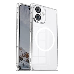 Square Wireless Charging Case - CLEAR for iPhone 16 Plus (Only Ground Shipping)