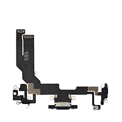 Charging Port Flex Cable for iPhone 16e (Premium) (BLACK)