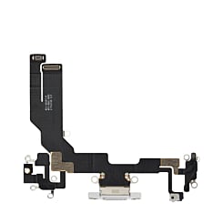 Charging Port Flex Cable for iPhone 16e (Premium) (WHITE)