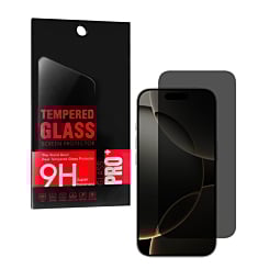 Stock up on the iPhone 16 Pro Privacy Tempered Glass, 2.5D, single piece.