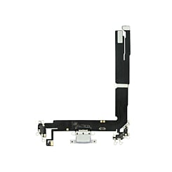 Charging Port Flex Cable for iPhone 16 Plus (Aftermarket) (WHITE)