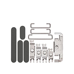 Stock up on the Hard Buttons for Power, Volume, and Switch for iPhone 16 and 16 Plus in Black.