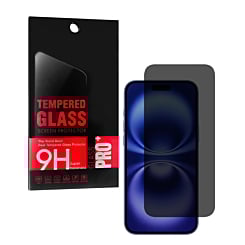 Buy the iPhone 16 Plus Privacy Tempered Glass, 2.5D, 1 piece.